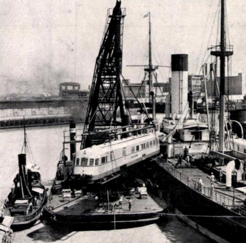 Behajózás egy német kikötőben