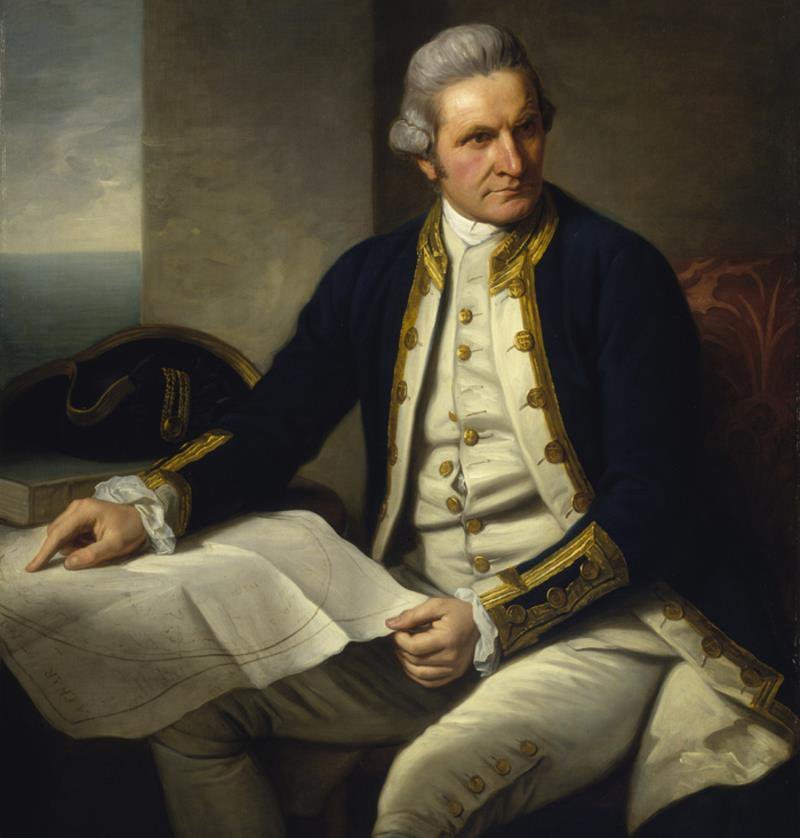 James Cook kapitány portréja