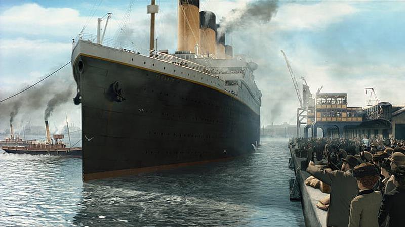 Kifut a Titanic az első és utolsó útjára